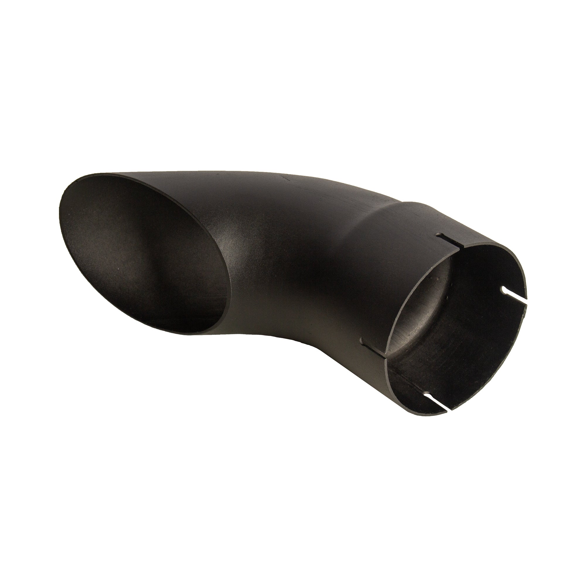 Exhaust Stack Pipe Replacement for Universal - 5" x 12", Curved Black