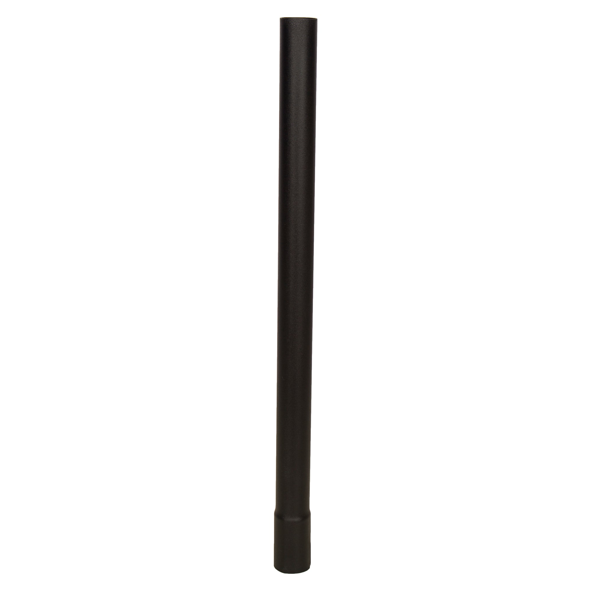Straight End Pipe  Exhaust Stack - 1-1/2" x 24" Straight Black UNIVERSAL