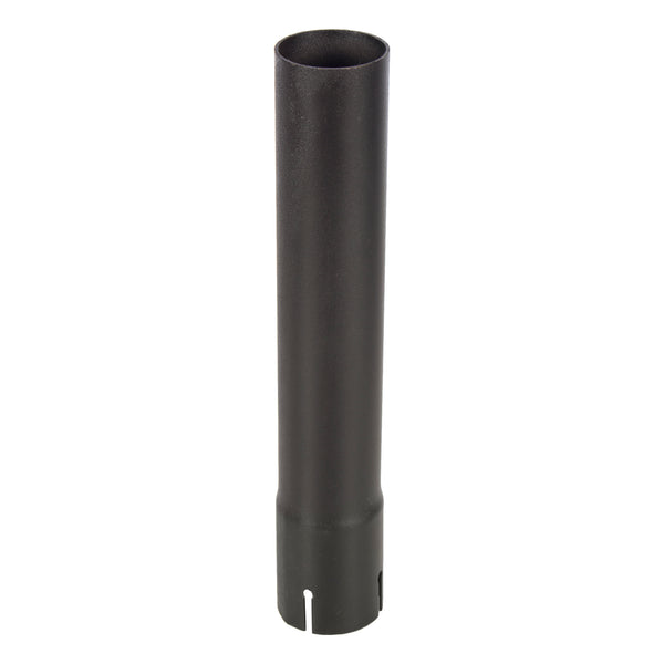 Exhaust Stack Pipe 1-1/4" x 12" Black Straight End Pipe