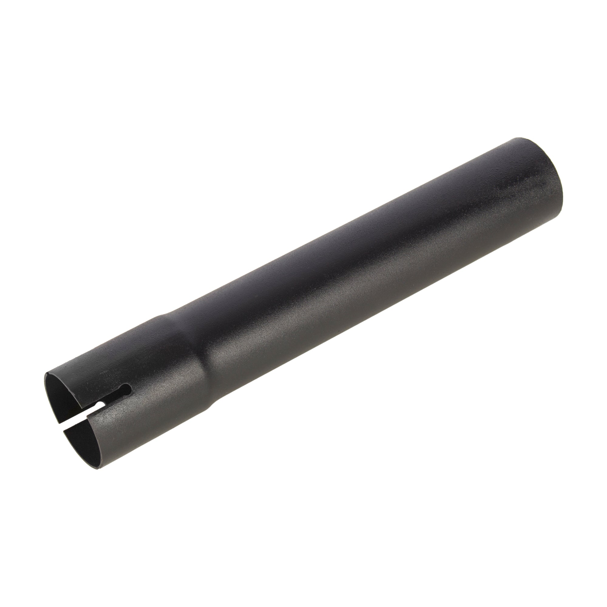 Exhaust Stack Pipe 1-1/4" x 12" Black Straight End Pipe