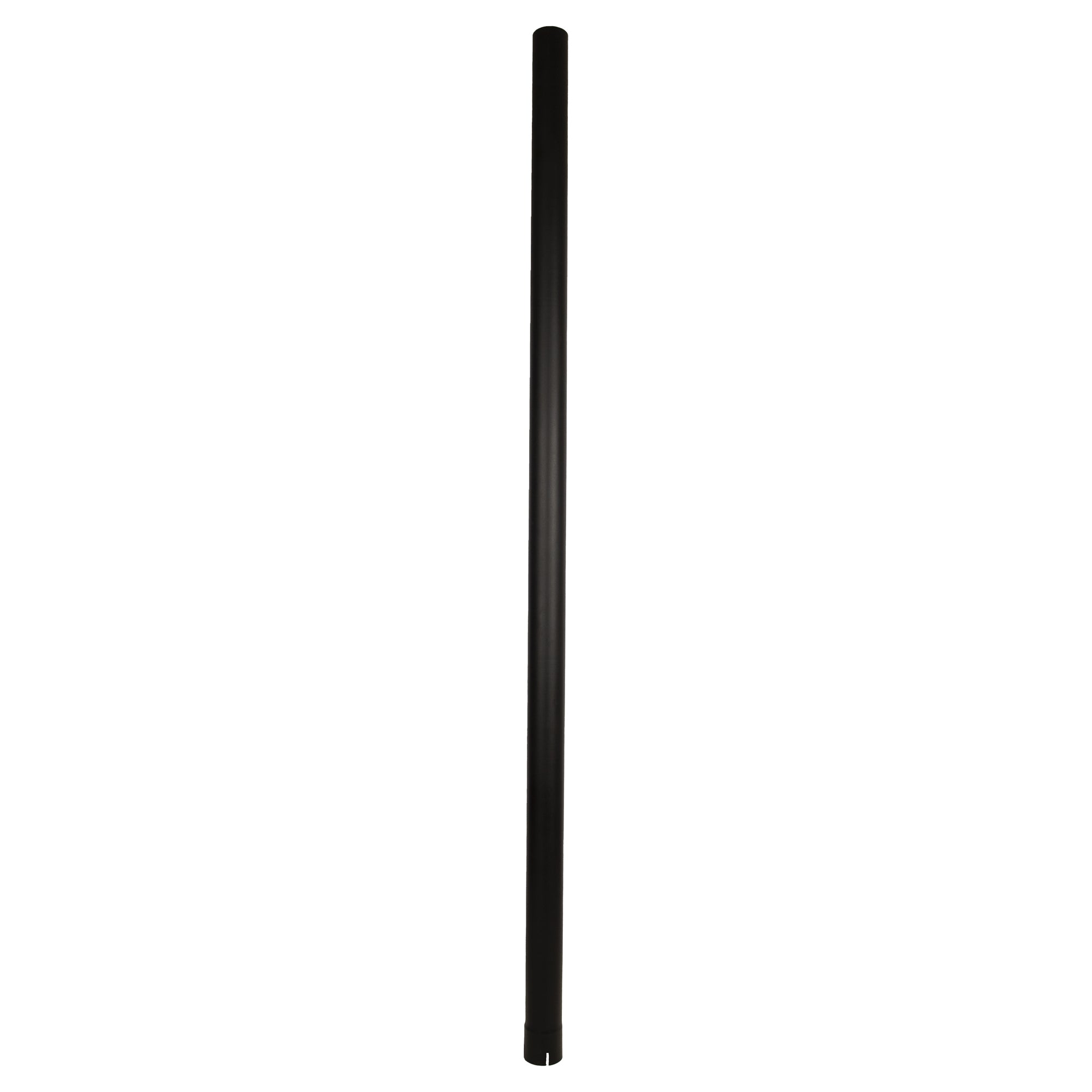Black Straight Exhaust Pipe Fits Universal 4-1/2" x 38" End Pipe