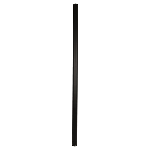 Black Straight Exhaust Pipe Fits Universal 4-1/2" x 38" End Pipe