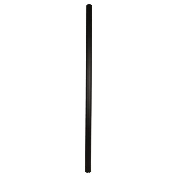 Black Straight Exhaust Pipe Fits Universal 4-1/2" x 38" End Pipe