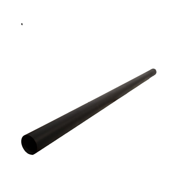 Black Straight Exhaust Pipe Fits Universal 4-1/2" x 38" End Pipe