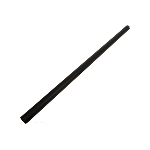 Black Straight Exhaust Pipe Fits Universal 4-1/2" x 38" End Pipe