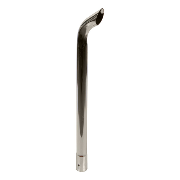 Exhaust Stack Replacement for Universal 1-1/4"x24" Bended End Pipe Chrome