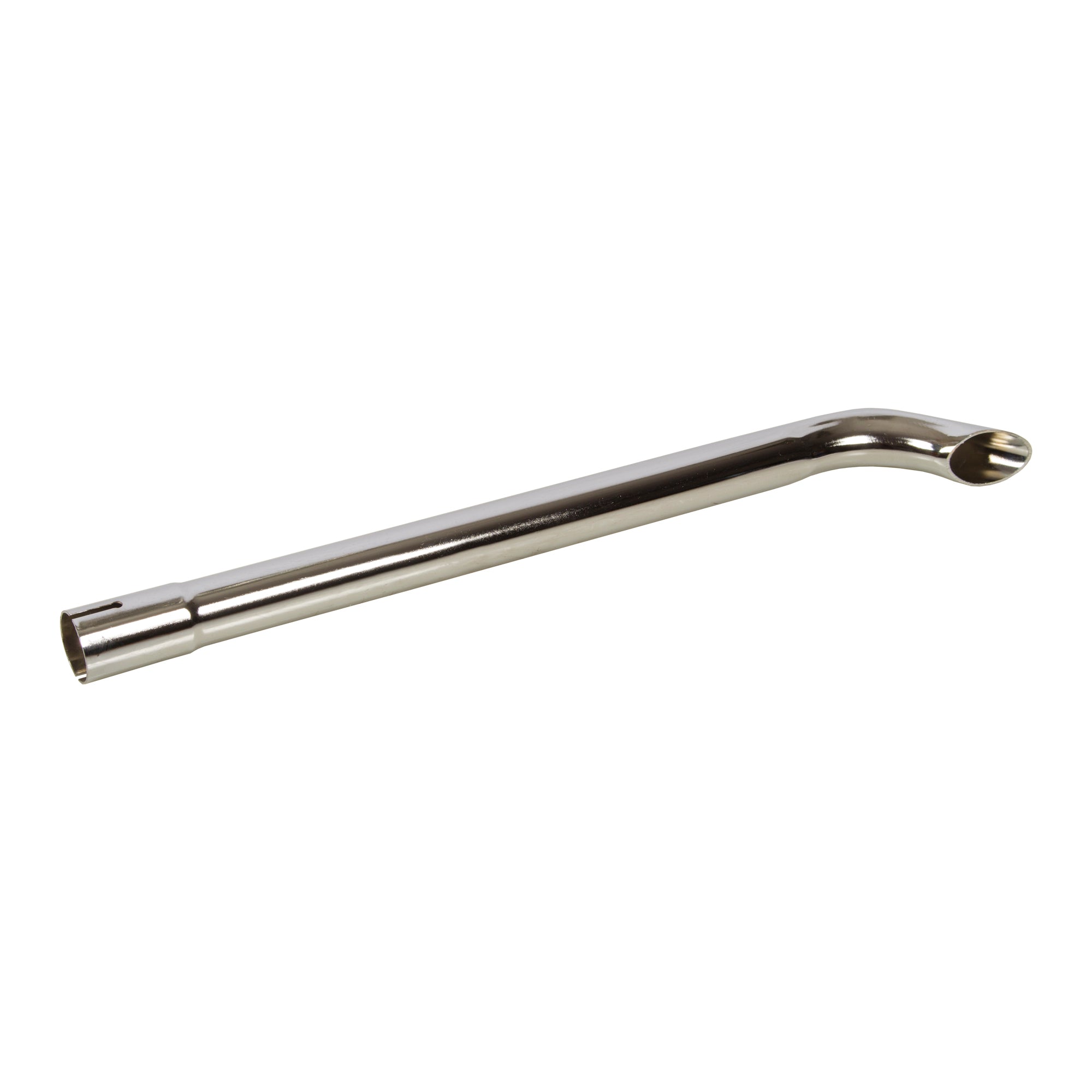 Exhaust Stack Replacement for Universal 1-1/4"x24" Bended End Pipe Chrome