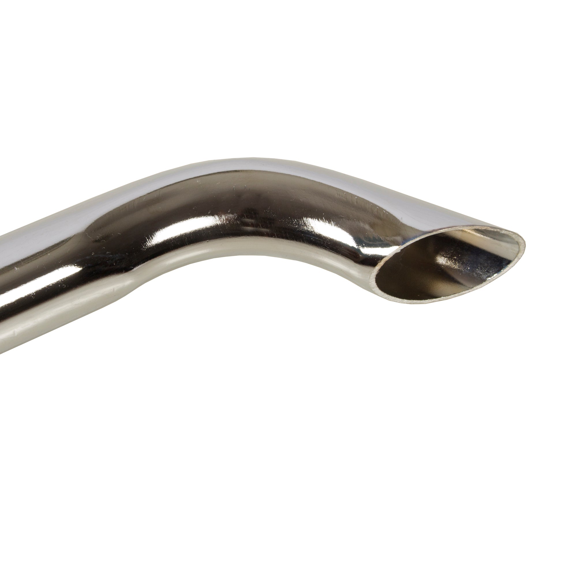 Exhaust Stack Replacement for Universal 1-1/4"x24" Bended End Pipe Chrome