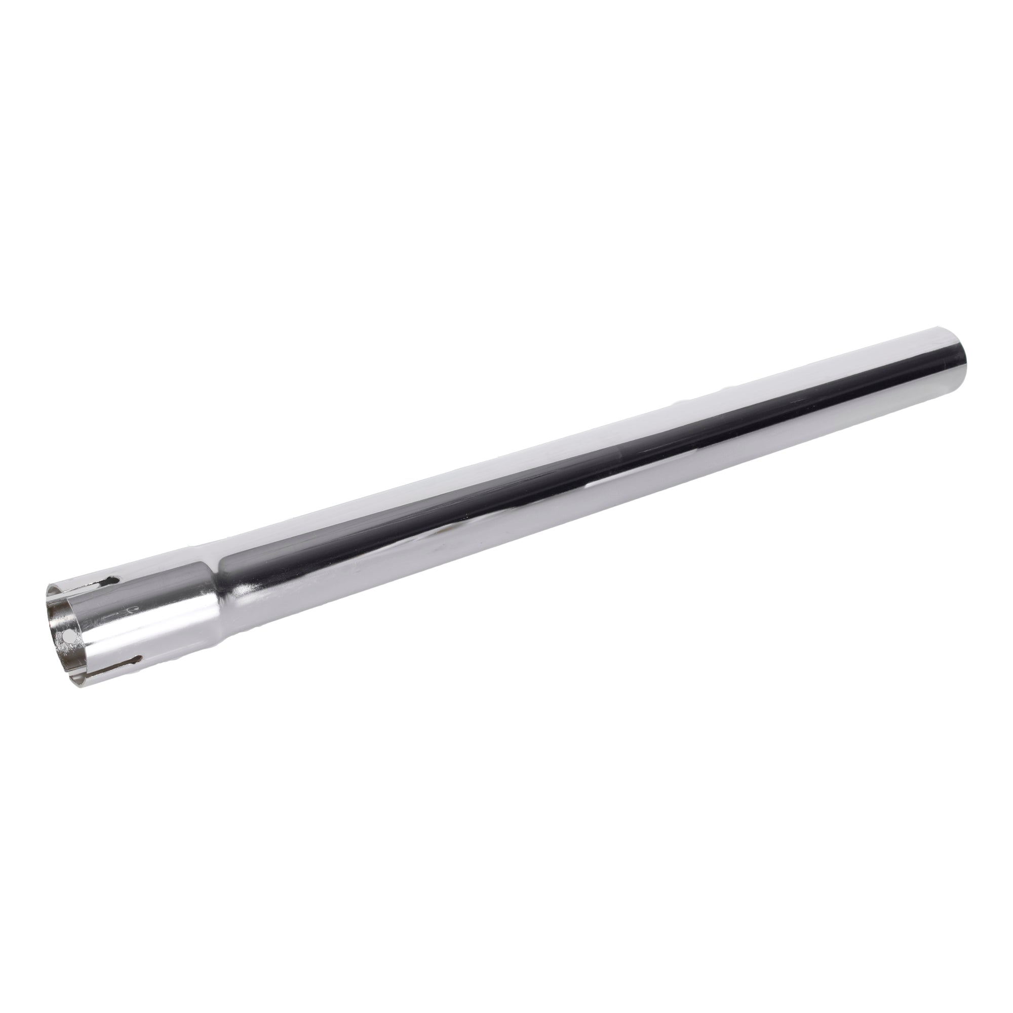 Exhaust Stack Replacement for Universal 1-1/4"x24" Straight End Pipe Chrome