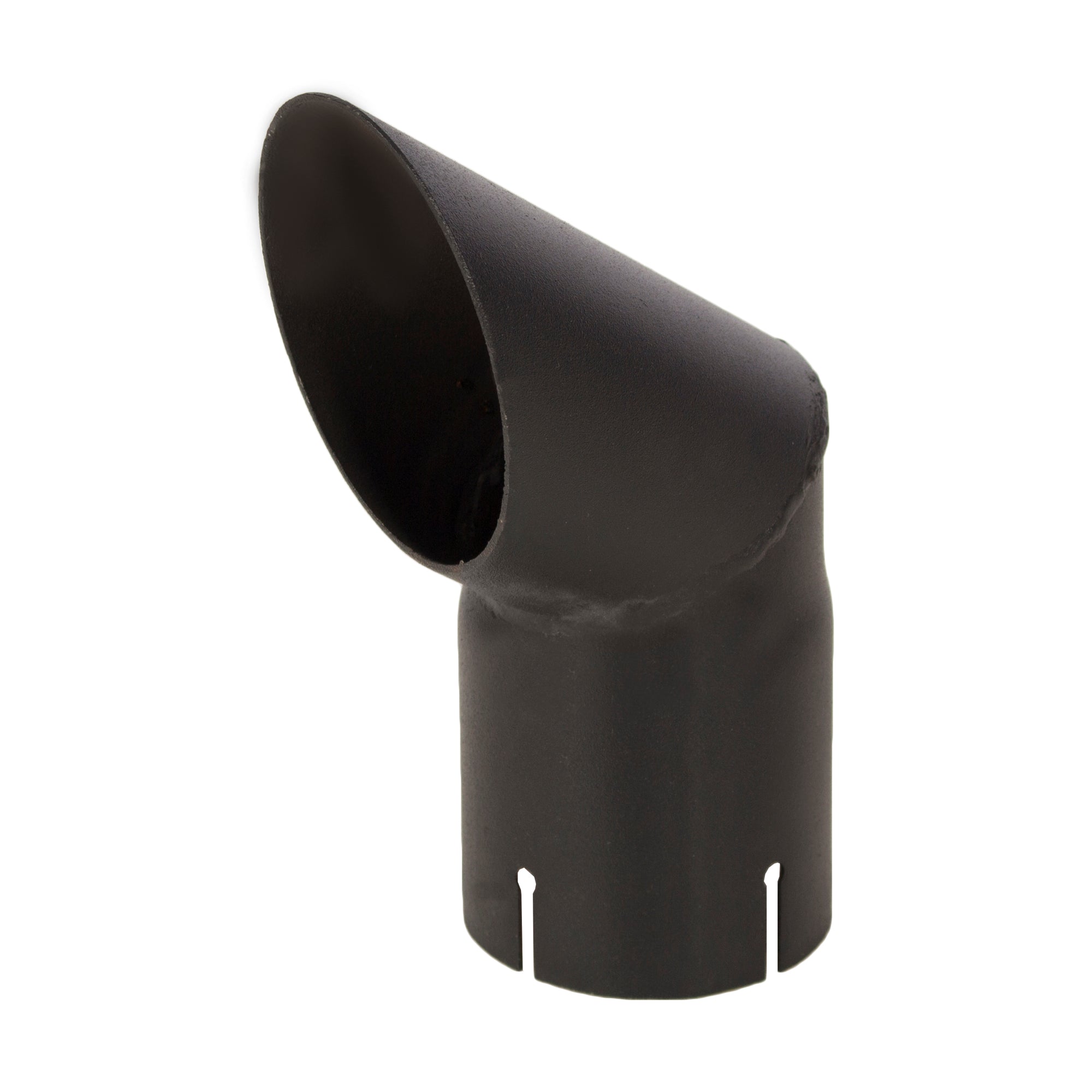 Exhaust Stack Pipe Replacement for UNIVERSAL- 2-3/4" x 8,46" Curved Black