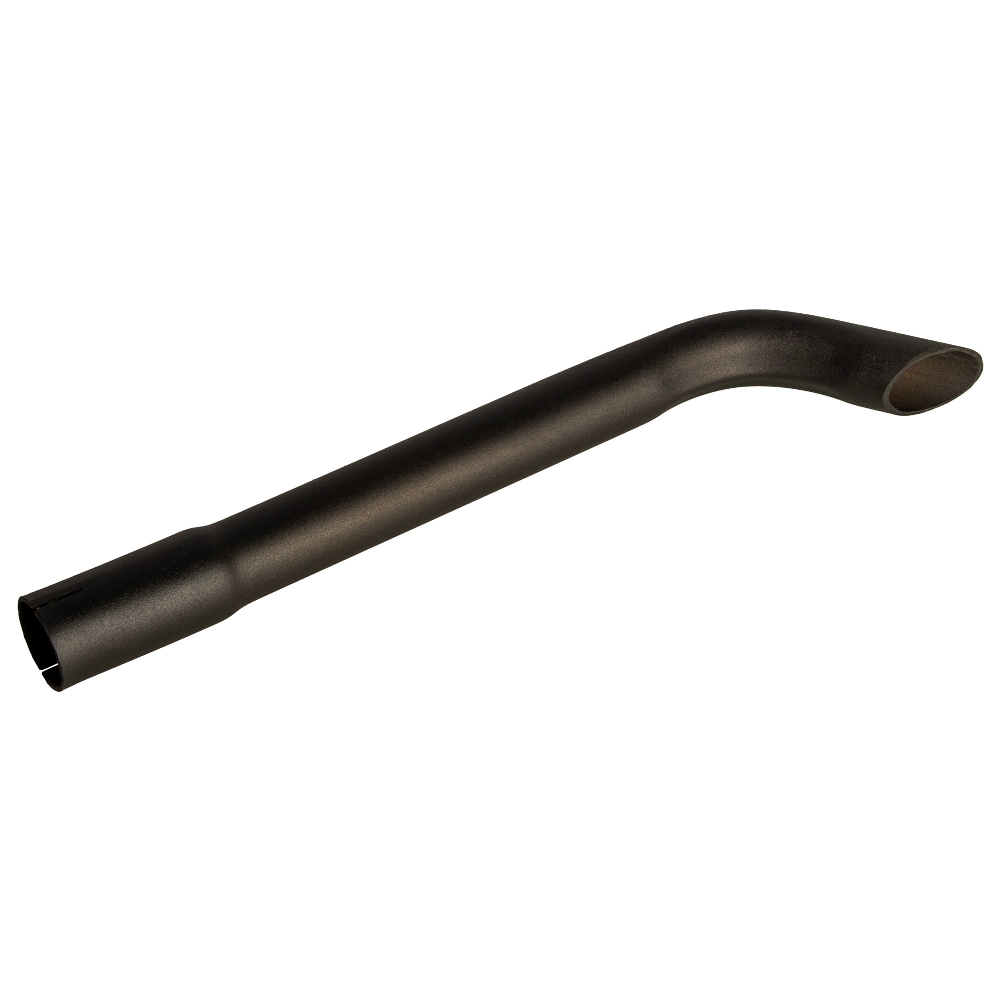 1" x 12" Bended End Pipe Black Exhaust Stack Replacement for UNIVERSAL