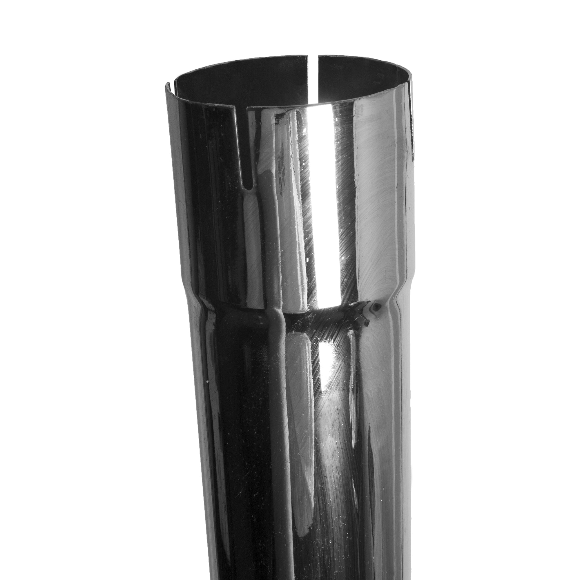 Exhaust Pipe Replacement for UNIVERSAL  3-1/2" x 72", Curved Chrome