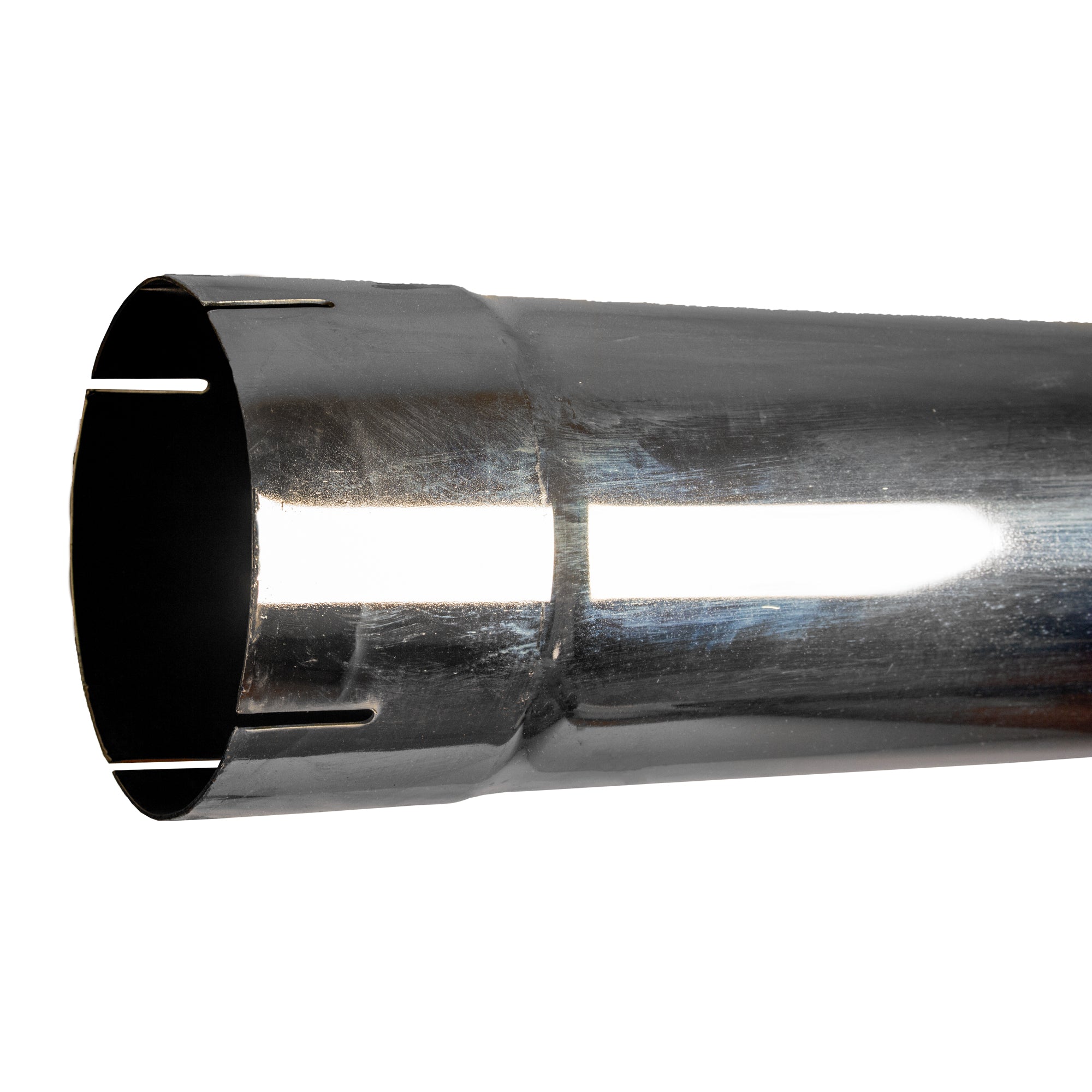 Exhaust Pipe Replacement for UNIVERSAL  5" x 96", Curved Chrome