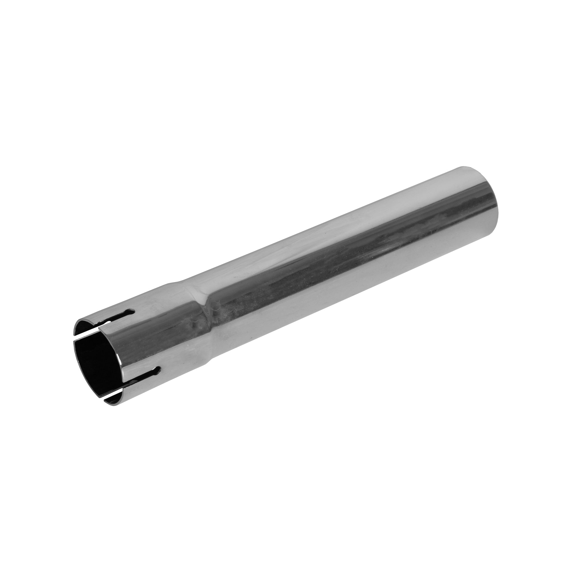 Exhaust Stack Pipe 1-1/4" x 12" Chrome Straight End Pipe