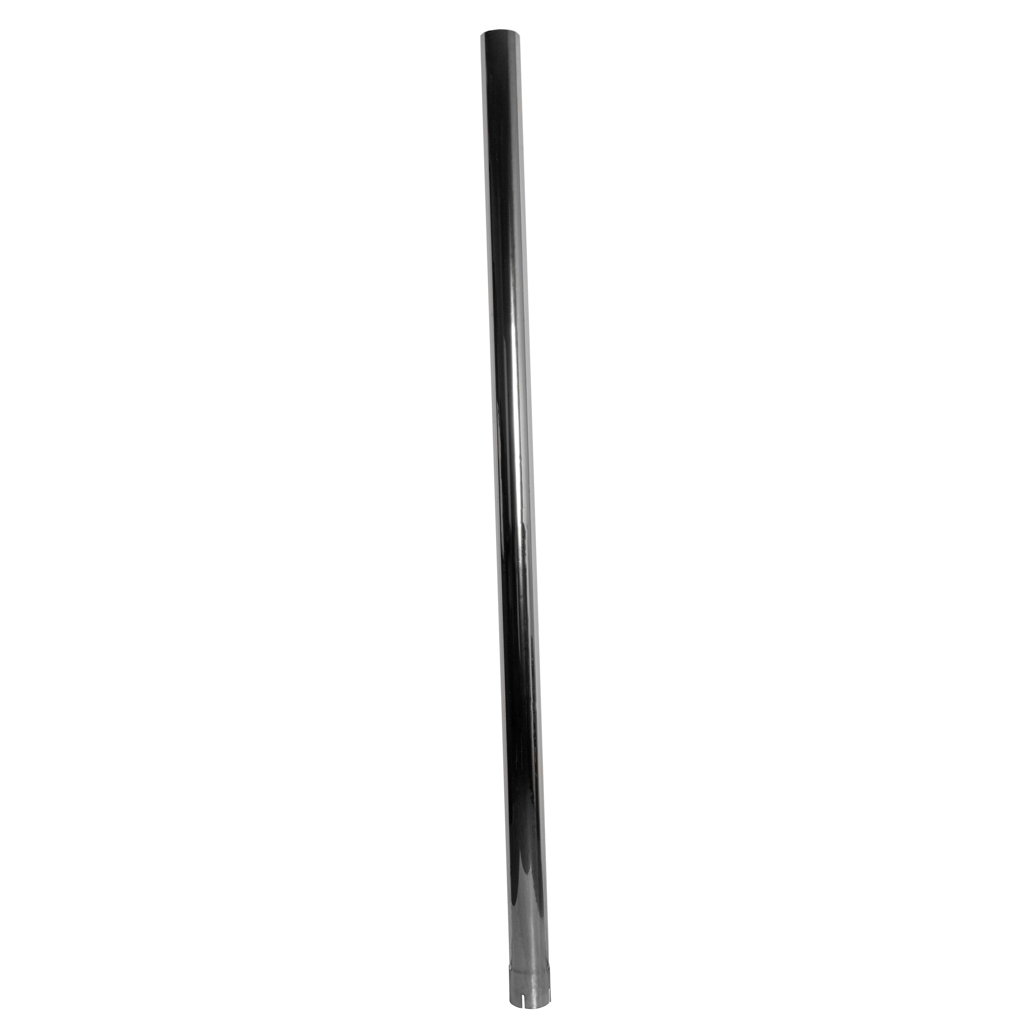 Chrome Straight Exhaust Pipe Fits Universal 3" x 96" End Pipe