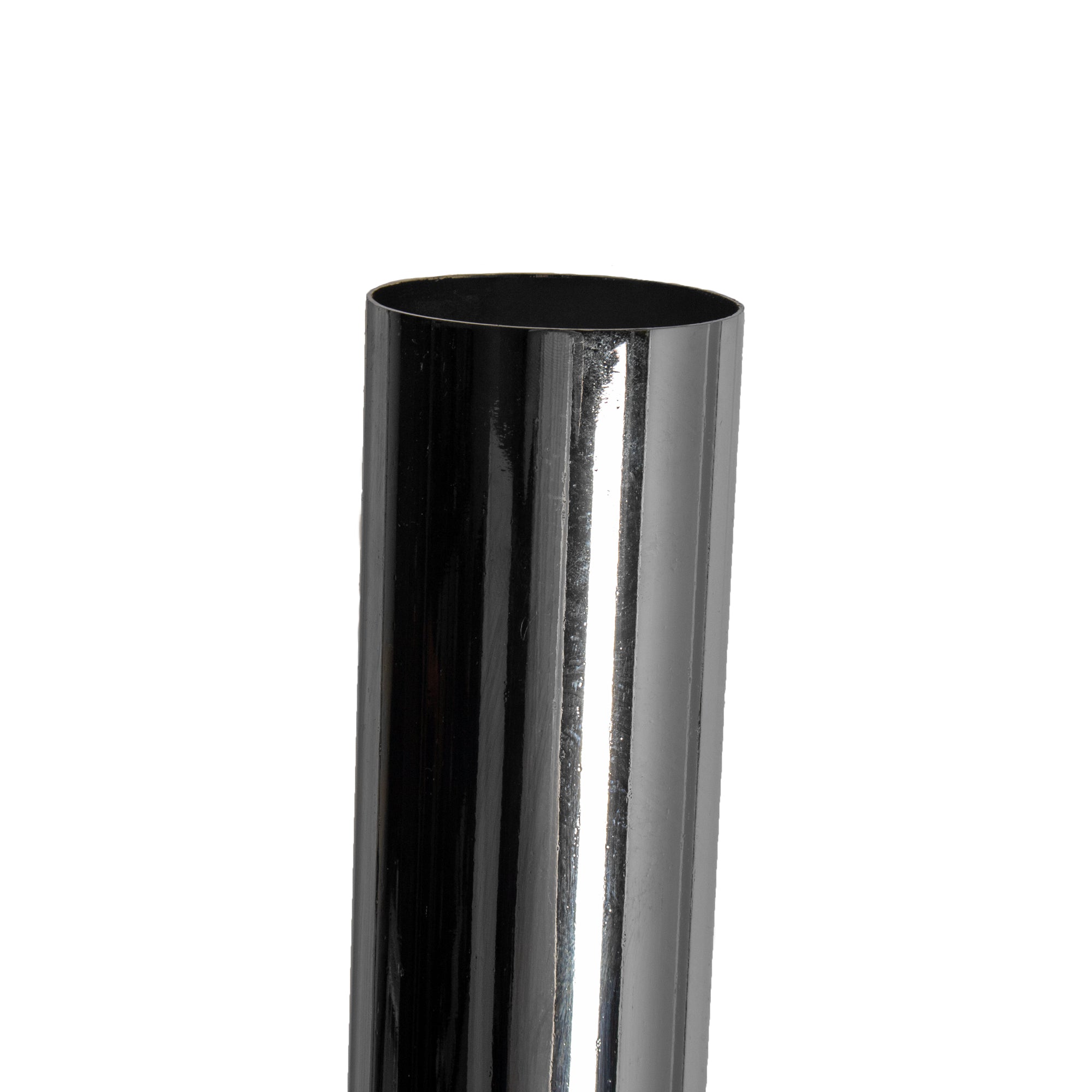 Chrome Straight Exhaust Pipe Fits Universal 3" x 96" End Pipe