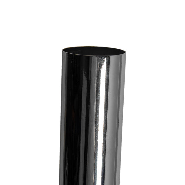 Chrome Straight Exhaust Pipe Fits Universal 3" x 96" End Pipe
