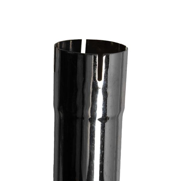 Chrome Straight Exhaust Pipe Fits Universal 3" x 96" End Pipe