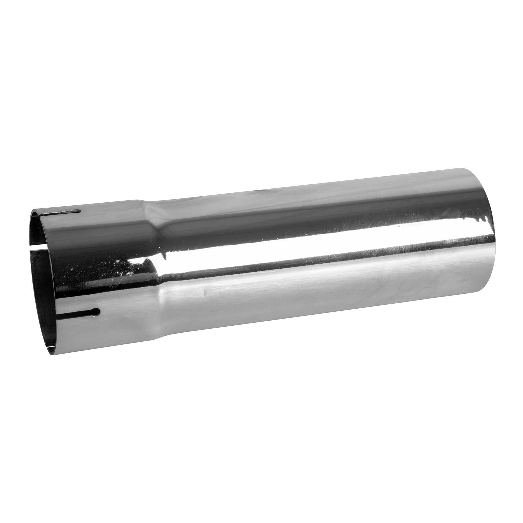 Exhaust Pipe Replacement for UNIVERSAL  3-1/2" x 12", Straight Chrome