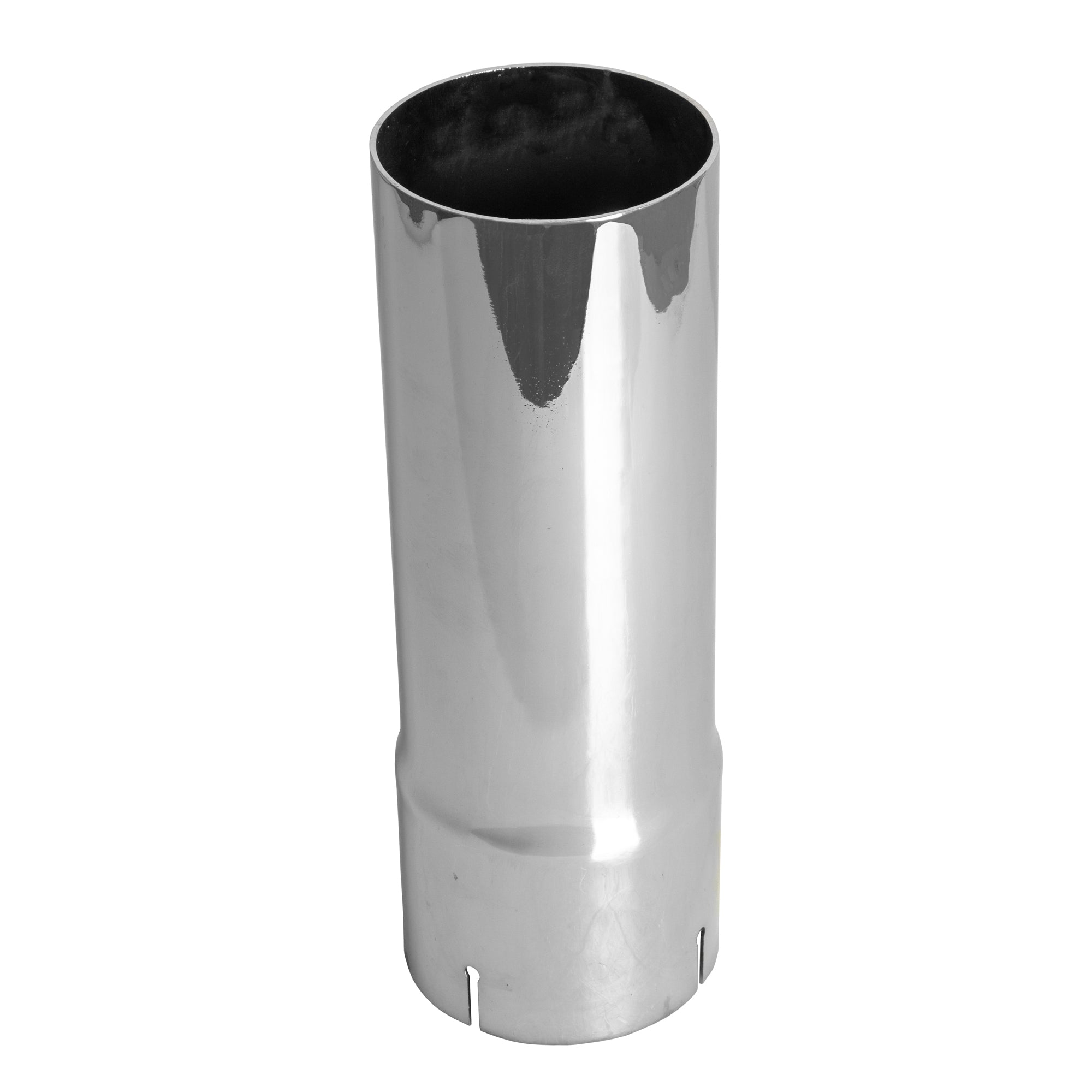 4" x 12" Straight End Pipe Exhaust Stack Chrome Replacement for UNIVERSAL