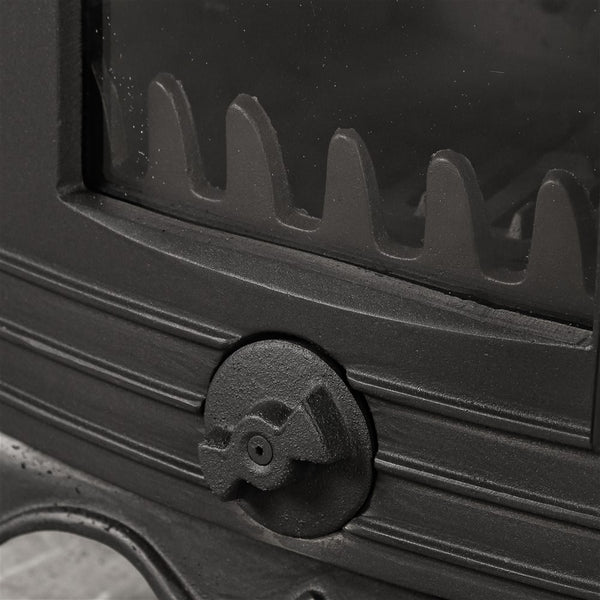 Major Lux Cast Iron Stove Wood Burning Vintage Ambiance Rustic For Cozy Home