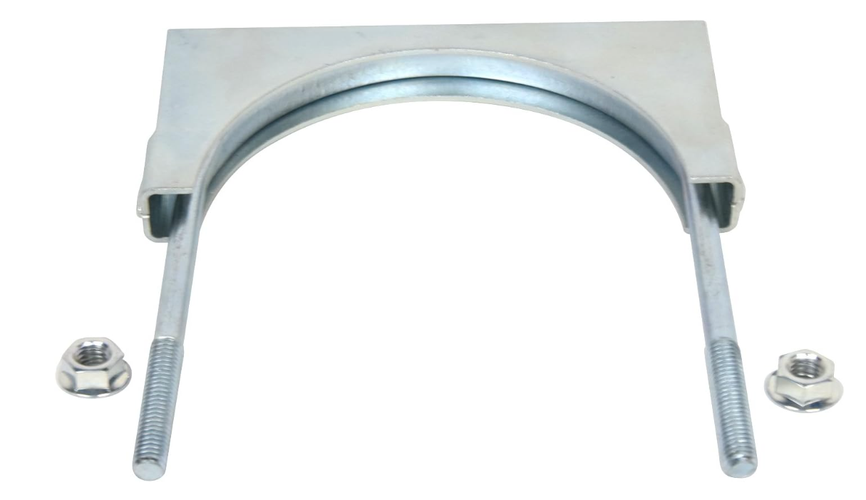 5" U-Bolt Clamp for 4-1/2" ID Exhaust Pipe Replacement for CASE