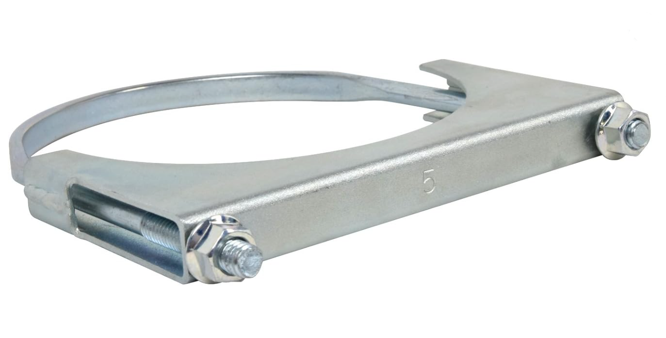 5" U-Bolt Clamp for 4-1/2" ID Exhaust Pipe Replacement for CASE