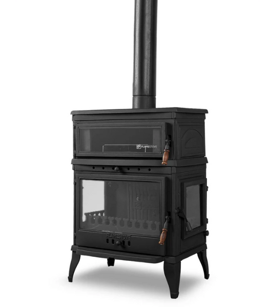 Retro Lux Yk Cast Stove Burning Wood Iron Indoor Heater Classic Luxury Design