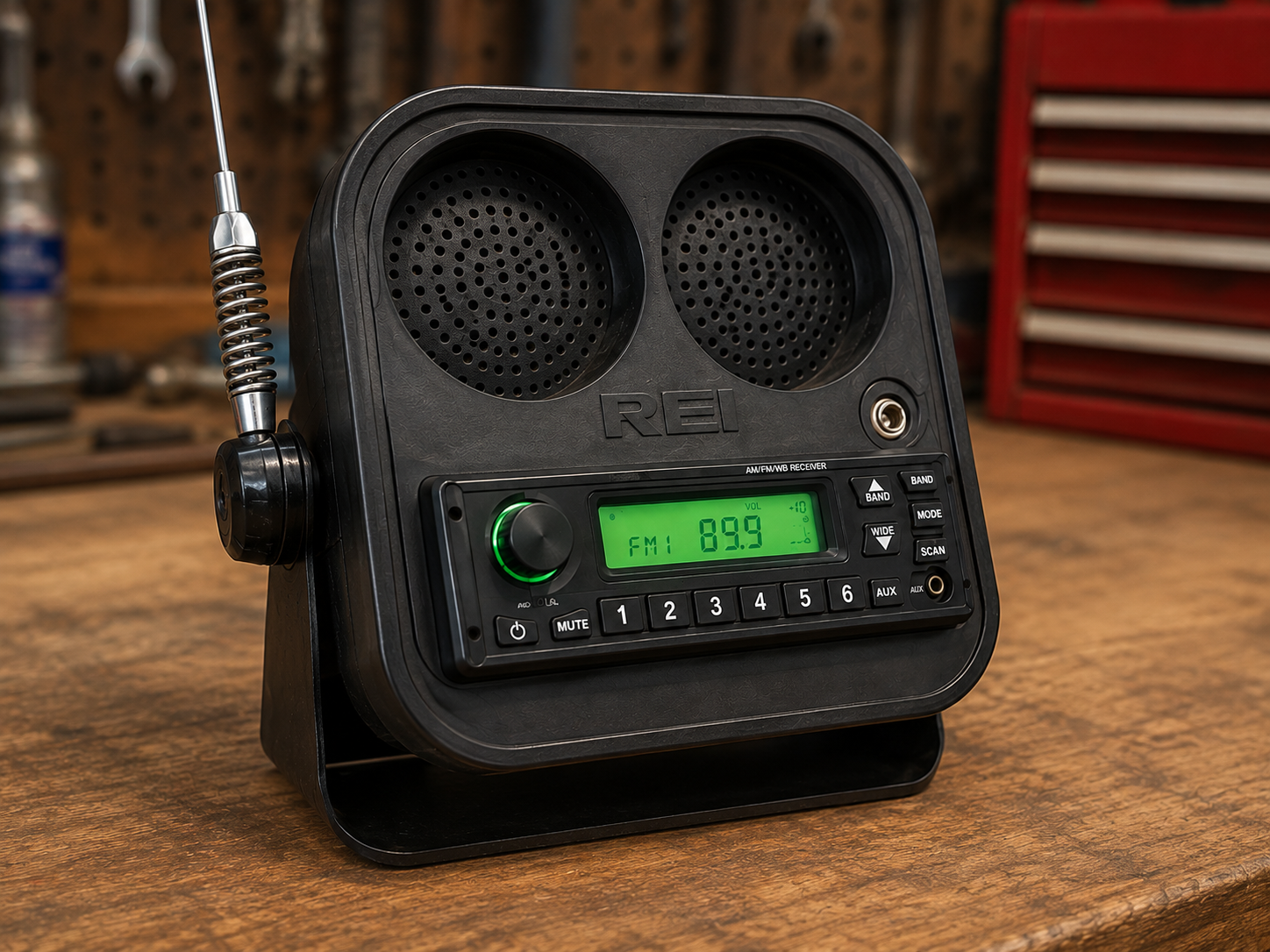 REI Fender-Mount Radio Kits with Bare Wires AM/FM/AUX/WB