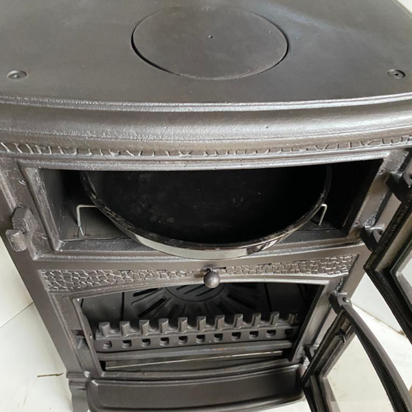 Cast Stove With Side Cover | Wood Stove | Large Stove | Wood Cook Stove