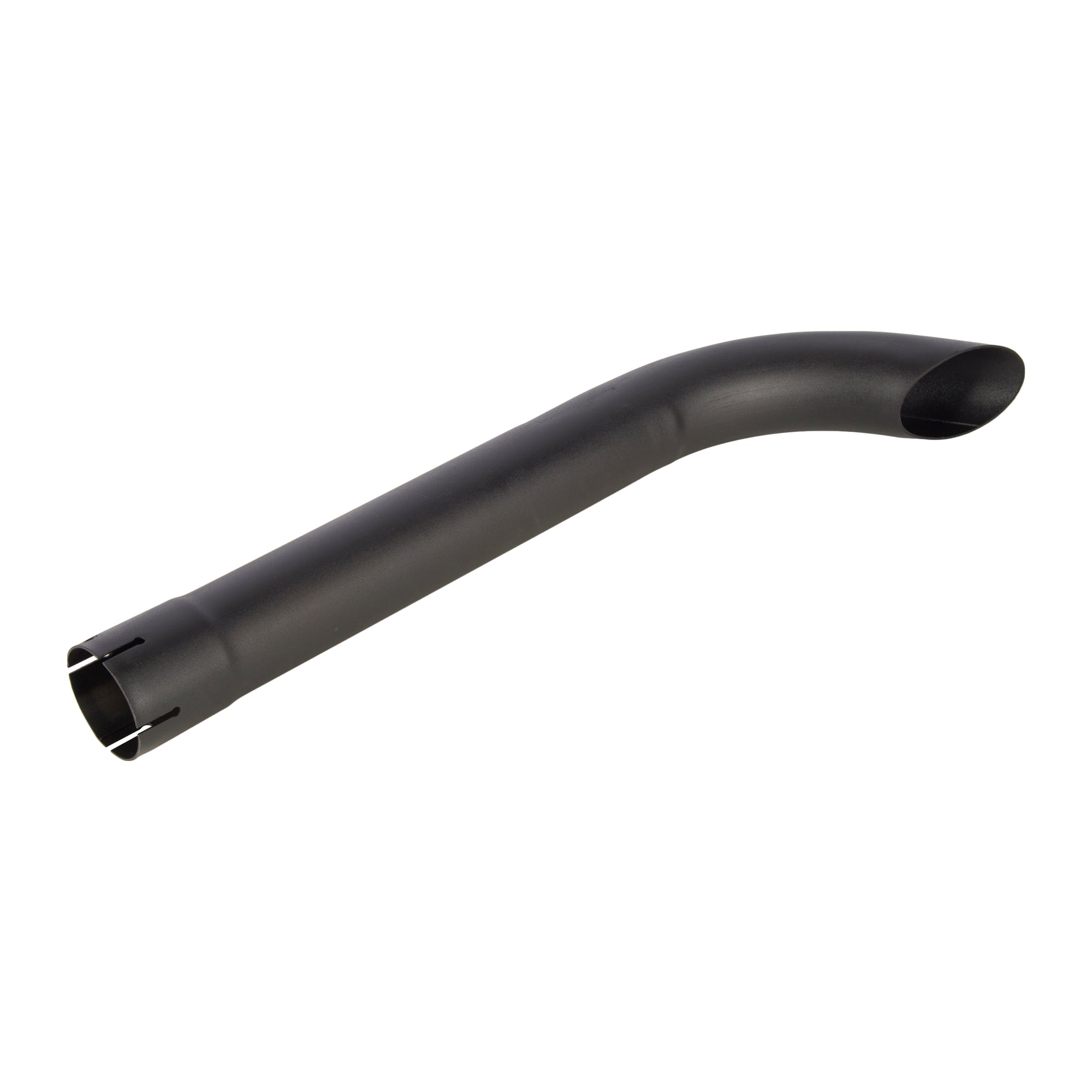 Exhaust Stack Pipe   2-1/2" x 24" Curved Black