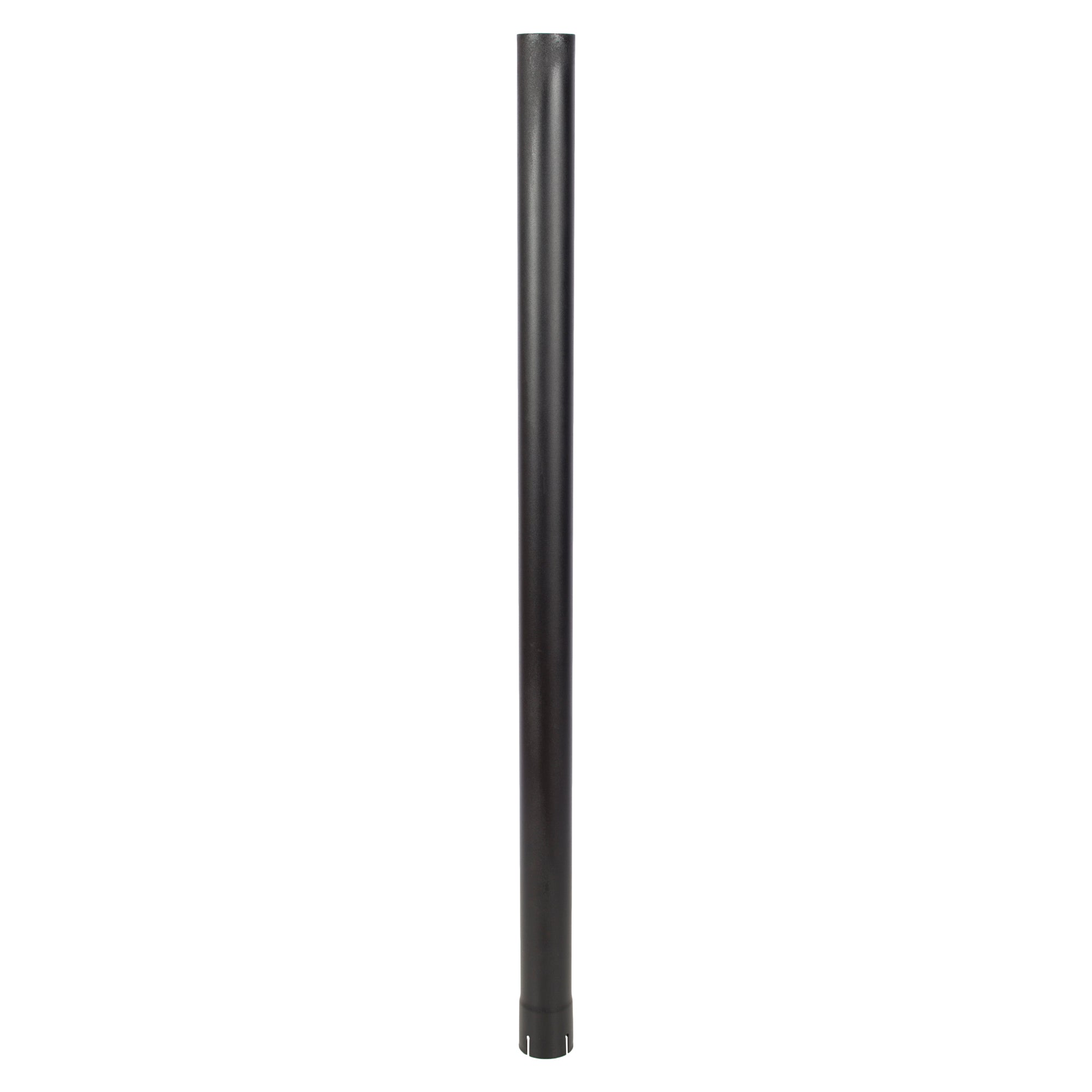 Exhaust Stack Pipe   2-1/2" x 48" Straight Black
